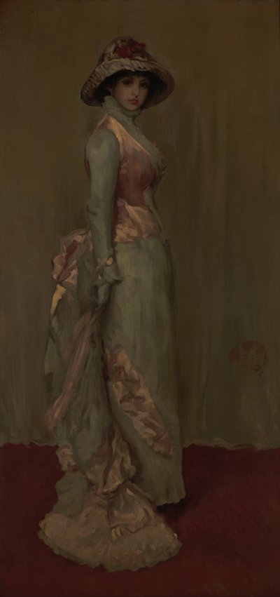 Armonía en Rosa y Gris - Lady Meux de James Abbott McNeill Whistler